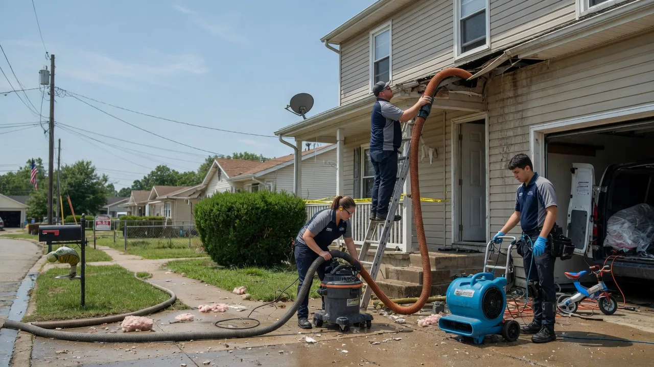 Water Damage Restoration in Larwill, IN near me
